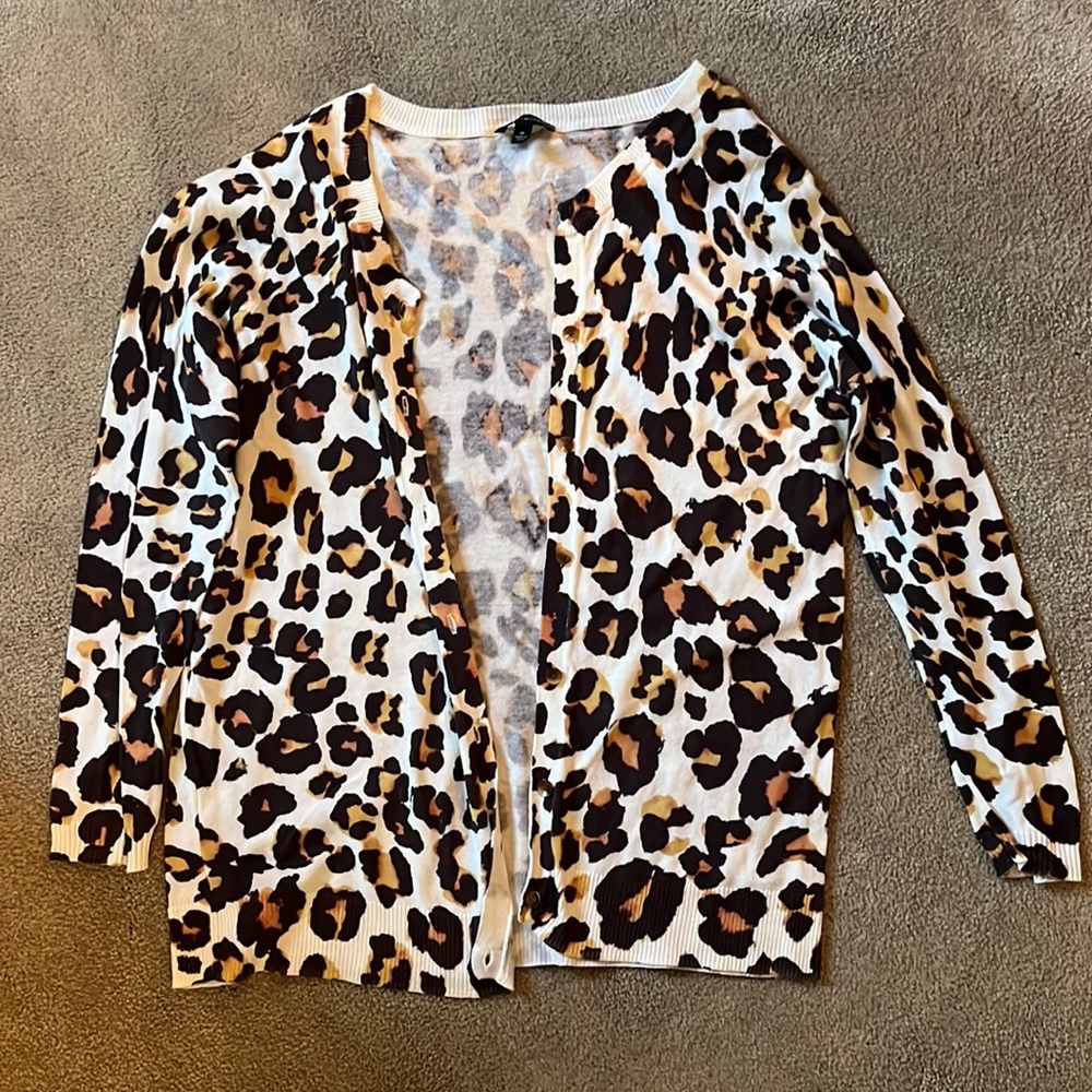 Leopard Lightweight Cardigan